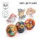 Soft ball PAW PATROL "Alphabet", 6.3cm, mix