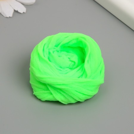 Kapron for flowers single -color "salad" 50 cm-1