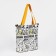 SCOPER with lightning, external pocket, white/yellow color
