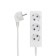 Extension cord Proconnect 3 nests, 3 m, 3x0.75 mm², s/h, white