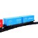 The Rail Road "Sowing Train", 320 cm length, light and sound effects, works from batteries