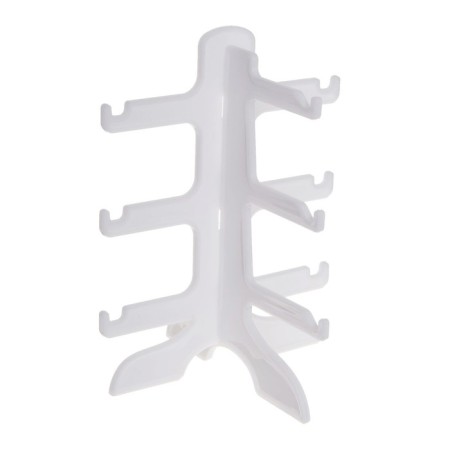 Glass stands 3 places, 16 × 14.5 × 20, white color-1