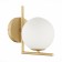 Wall lamp ST LUCE. SL1148.301.01. CODDA. 1x5 watts, G9, 15x17 cm, brass color