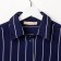 Shirt (shirt) female kaftan "strip", blue color, size 44-46
