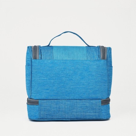 Cosmetic bag 2 parts with lightning, blue color-1