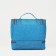 Cosmetic bag 2 parts with lightning, blue color