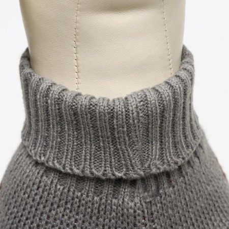 Sweater "Deer on gray", s (DS 18, Osh 20, OG 28 cm)-6