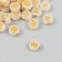 Beads for creativity Plastic phosphorus "Golden English" alphabet "set 20 grams 0.4x1x1 cm