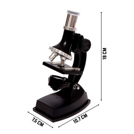 Set for the study of the microworld "Microscope + Kaleidoscope", 14 objects, lighting effects, works from batteries-2