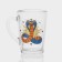 New Year's glass coffee mug "Mystical snakes", 300 ml, mix