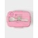 Lunch-Boxing Plastic Dolyana "Flamingo", 22 × 16 × 7.5 cm, 2 compartments, fork, spoon, color mix