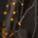 Garland "fringe" 3 × 0.6 m, IP44, UMS, white thread, 160 LED, yellow glow, 220 V