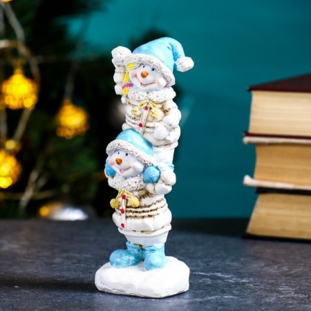 Figure "Snowmen Friends" 7x6x16cm-1