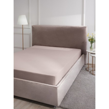 Glass sheet Coffee, size 180x200x20 cm, beige color-1