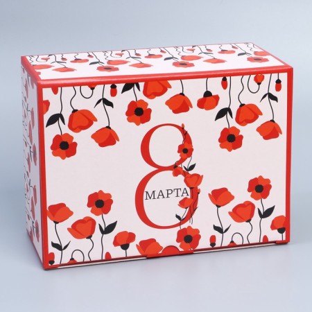 Box Gift team, packaging, "Happy Spring", 26 x 19 x 10 cm-3