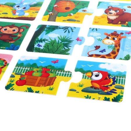 Pair puzzles "Who eats what?"-2