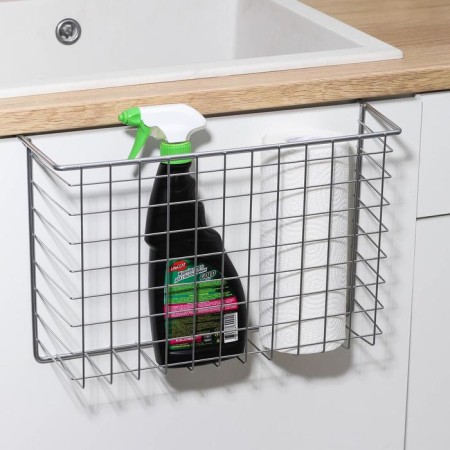 Mesh -mounted mesh -mounted basket 40 × 26 × 10 cm, chromium color-3