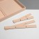 A decoration stand for 9 cells and 12 strips for rings, phlock, 35 × 24 × 3 cm, beige color