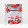 Laminated “New Year deer” package 11.5 x 14.5 x 6 cm