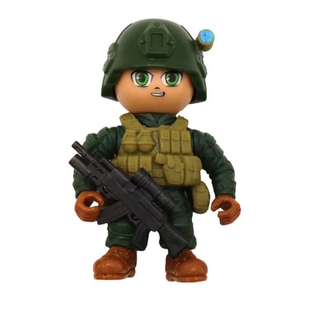 FUNKY TOYS figure "Special Forces", in green uniform, 8 cm, mix-10