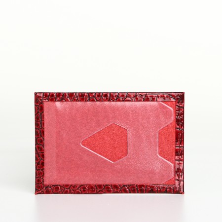 Cardholder, Textura, Burgundy Color-1