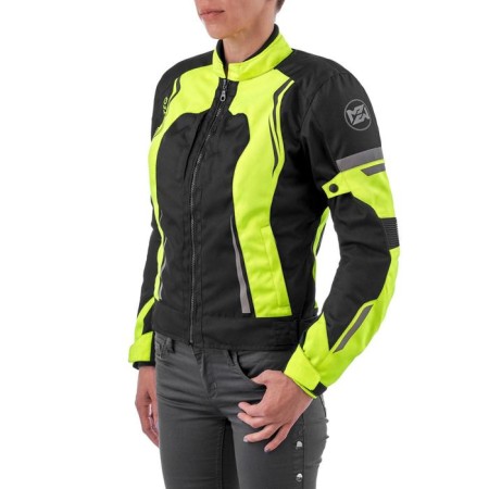 Women's jacket Moteq TAFFY, Textile, size XXS, black, yellow
