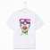Women's T-shirt Minaku "Girl" Color White, Rr. 52