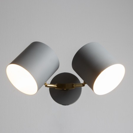 Sconces "azurit" 2he27 40w is gray 11x12x36cm-1