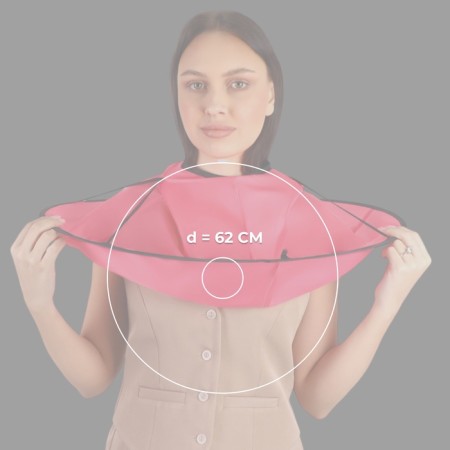Пелерина парикмахерская, детская, d = 62(±1) см, цвет МИКС-7