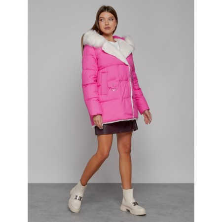 Winter jacket, size 42, pink color-2