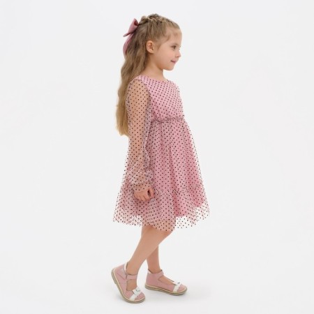 Dress grid KAFTAN, p. 36 (134-140 cm), pink-1