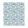 A set of napkins for setting the Snow Settlement table, rectangular, size 32x46 cm, 4 pcs