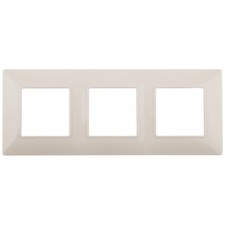 The frame for the switch for 3 posts, era Elegance, ivory