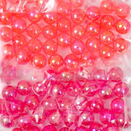 Beads for creativity Plastic "Material Autumn Sunset" nr 5 colors x 10 g d = 0.8 cm-1