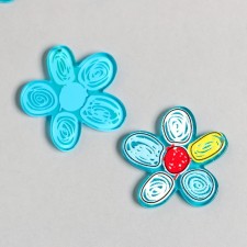 Decor for the work of acrylic 