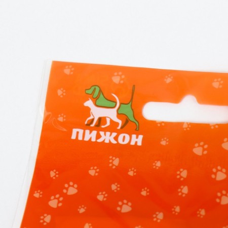 A toy for cats with cat mint and feathers "frog", 10 cm, with a tambourine-3