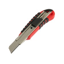 Scrap knife, 2K case, metal guide, 18 mm
