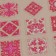 Nail stickers "Pink mosaic", voluminous, pink color