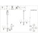 Suspended EVOLUCE lamp. Sle105713-05. Ramer. 5x40 watts, E14, 65x65x45 cm, brass color, transparent