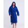 Terrier male robe with a hood, size 60-62, blue color