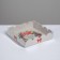 Box for confectionery with PVC lid "Happy Time", 13 x 13 x 3 cm, new year