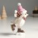 Polystone souvenir "Tick in a hat and scarf, on skates" MIX 9.5x7.5x15 cm