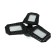 LED phytolamp, E27, 26 W, 126 LED, 265 V, folding, bicoline