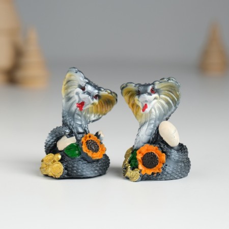 Polystone souvenir "Suncture with sunflower" mix 7x3x4.3 cm