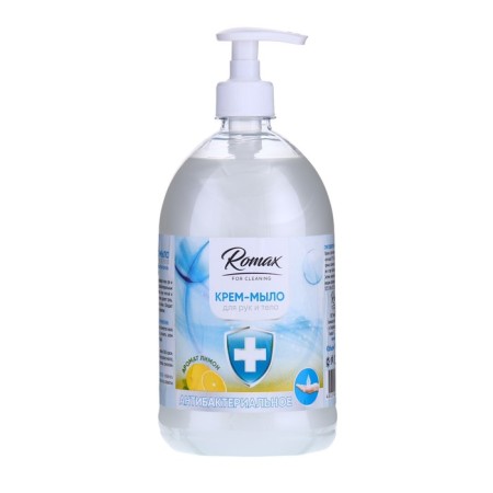 Romax hand and body cream is antibacterial, 1 liter