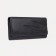 Women's wallet on magnets, black color