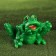 Figure Kashpo "Toad" Green, 20x32x22cm