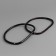 Handles for a bag, 2 pcs, bamboo, 17 × 13/15.5 × 11.5 cm, black color