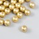 Set of beads "needlework" plastic, diameter 10 mm, 25 g, gold