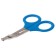 Delight Claws-Classes for a cat, large bent, 19.9 cm, blue